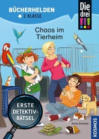 Die drei !!!, B�cherhelden 2. Klasse, Chaos im Tierheim