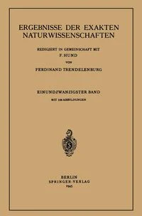Ergebnisse der Exakten Naturwissenschaften