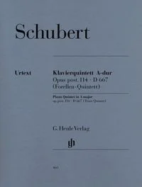 Franz Schubert - Quintett A-dur op. post. 114 D 667 f�r Klavier, Violine, Viola, Violoncello und Kontrabass (Forellen-Quintett)