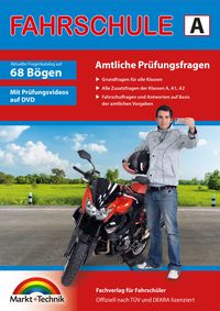 F�hrerschein Fragebogen Klasse A, A1, A2 - Motorrad Theoriepr�fung original amtlicher Fragenkatalog auf 70 B�gen