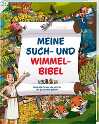 Meine
Such- und Wimmelbibel. Finde die Person, die nicht in die Geschichte 
geh�rt! Ein kunterbuntes Wimmelbuch zu den sch�nsten Bibel-Geschichten 
f�r
