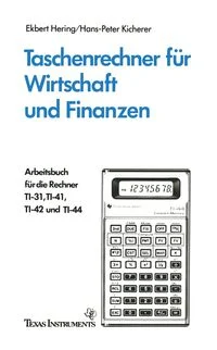 Taschenrechner f�r Wirtschaft und Finanzen